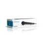 Nedis Kabelgebundenes Mikrofon / Cardioid / Abnehmbares Kabel / 5.00 m / 80 Hz - 13 kHz / 600 Ohm / -72 dB / Ein-/Ausschalter / Travel Case enthalten / ABS / Aluminium / Schwarz