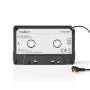 Nedis Car Audio Aux-Kassetten-Adapter / 3.5 mm / Kabellänge: 1.00 m / Schwarz