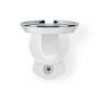 Nedis Lautsprecherhalter / Kompatibel mit: Google Home® / Wand / 2 kg / Fest / Metall / Stahl / Weiss