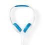 Nedis On-Ear-Kopfhörer mit Kabel / 3.5 mm / Kabellänge: 1.20 m / 82 dB / Blau