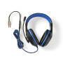 Nedis Gaming Combo Kit| 4-in-1| Tastatur Headset Maus und Mauspad| Blau Schwarz|