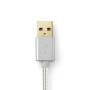 Nedis USB-Kabel| USB 2.0| USB-A Stecker| USB-Typ-C| 480 Mbps| 10 W| - Cable - Audio/Multimedia