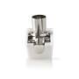 Nedis IEC Coax Stecker| abgewinkelt| Buchse| Vernickelt| 75 Ohm| Schraube