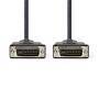 Nedis CCGP32050BK20 - 2 m - DVI-I - DVI-I - Male - Male - Black