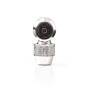 Nedis IEC (Coax) Stecker / Abgewinkelt / Buchse / Vernickelt / 75 Ohm / Schraube / Kabeleingangsdurchmesser: 7.0 mm / Metall / Silber / 2 Stück / Plastikbeutel