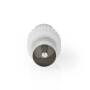 Nedis Satelliten- und Antennenadapter| Coax Stecker|| Vernickelt| 75 Ohm