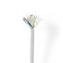 Nedis CAT5e Netzwerkkabel Rolle / Stranded / SF/UTP / Kupfer / 100 m / Innen / Rund / PVC / Grau / Pull Box - ausziehbar