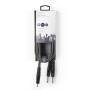 Nedis Stereo-Audiokabel| 2x 6.35 mm Stecker| 3.5| Vernickelt| 3.00 m| rund - Audio/Multimedia