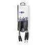 Nedis Stereo-Audiokabel / 2x 6.35 mm Stecker / 2x RCA Stecker / Vernickelt / 3.00 m / Rund / Dunkelgrau / Kartonhülle