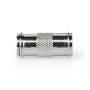 Nedis Satelliten- und Antennenadapter| F Male Schnell|| Vernickelt| 75