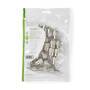 Nedis PL259 Stecker / Gerade / Stecker / Vernickelt / 50 Ohm / Lot / Kabeleingangsdurchmesser: 6.0 mm / Metall / Silber / 25 Stück / Umschlag
