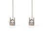 Nedis CAT5e-Netzwerkkabel / SF/UTP / RJ45 Stecker / RJ45 Stecker / 3.00 m / Rund / PVC / Weiss / Blister