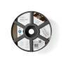 Nedis Lautsprecherkabel / 2 x 4.00 mm² / Kupfer / 100.0 m / Rund / PVC / Transparent / Rolle