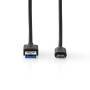 Nedis USB-A /C KABEL 3.2. 60W 1M BOX (CCGW61650BK10     SW)