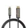 Nedis optische USB-Kabel aktiv| USB Type-C| HDMI Stecker| 18 Gbps| 10.0 m| rund| - Cable - Digital