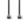Nedis Aktive optische High Speed ​​HDMI-Kabel mit Ethernet / HDMI™ Stecker / HDMI™ Stecker / 4K@60Hz / 18 Gbps / 15.0 m / Rund / PVC / Schwarz / Kartonverpackung