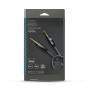 Nedis Stereo-Audiokabel / 3.5 mm Stecker / 3.5 mm Stecker / Vergoldet / 5.00 m / Rund / Grau / Gun Metal Grau / Verpackung mit Sichtfenster
