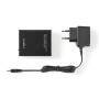 Nedis HDMI ™ Extractor / HDMI™ Eingang / HDMI™ Ausgang / TosLink Buchse / 1x 3.5 mm / Maximale Auflösung: 4K@60Hz / 18 Gbps / Metall / Anthrazit / Kartonverpackung