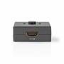 Nedis HDMI ™ Schalter / 3-Port port(s) / 1x HDMI™ Input / 2x HDMI™ Input / 1x HDMI™ Output / 2x HDMI™ Output / 4K@60Hz / 6 Gbps / Metall / Anthrazit