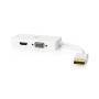 Nedis DisplayPort-Multiport-Adapterkabel Displayport-Stecker auf VGA-Buchse DVI-D Buchse - Cable