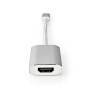 Nedis N CCTB64680AL02 - USB 3.0 C Stecker auf HDMI Buchse mit Strom 0.2 m