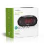 Nedis Digital-Wecker-Radio| LED-Anzeige| AM FM| Snooze-Funktion| Sleep Timer|