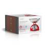 Nedis KASC110RD - Mechanical kitchen scale - 5 kg - 25 g - Red - Stainless steel - Stainless steel - Steel - Countertop
