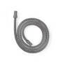 Nedis Ablaufschlauch / 8 mm / 10 mm / 1.50 m / Anwendung: Kondenstrockner / Gummi / Kunststoff / Grau