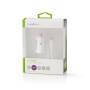 Nedis Auto-Ladegerät / 12 W / 1x 2.4 A / Anzahl der Ausgänge: 1 / Micro USB (Fixed) Kabel / 1.00 m / Single Voltage Output
