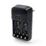 Nedis NiMH-Akku-Ladegerät AA AAA| 1.2 VDC 9| 200.00 mA| Ladeerhaltung| Euro - Nickel Metal Hydride (NimH) - 9V-Block