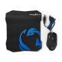 Nedis Gaming Mouse & Mouse Pad Set / Verdrahtet / 800 / 1200 / 1600 dpi / Einstellbar DPI / Anzahl Knöpfe: 6 / Rechtshändig / 1.50 m / Normale Beleuchtung
