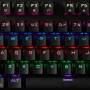 Nedis Wired Gaming Keyboard / USB / Mechanische Tasten / RGB / US international / US-Layout / Stromversorgung über USB / Netzkabellänge: 1.70 m / Gaming