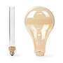 Nedis LED-Filament-Lampe E27 / PS165 / 3.5 W / 120 lm / 1800 K / Dimmbar / Mit Gold Amber Finish / Retro Style / 1 Stück