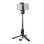 Nedis Bluetooth selfie Stick / Bluetooth® version: 4.2 / Maximale Bildschirmgröße: 3.54 " / Gefaltete Länge: 19 cm / Ungefalteten Länge: 48 cm / max. Gewichtskapazität: 400 g / Batteriebetrieben