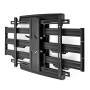 Nedis TVWM6551BK - Screws - 70 kg - 94 cm (37") - 2.03 m (80") - 600 x 400 mm - Black