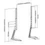 Nedis Fester TV-Staender| 13-70"| maximal unterstützes Bildschirmgewicht 50 kg|