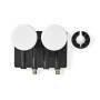 Nedis LNB| Twin Monoblock 6.0°| Ausgangsanschluss 2x F-Stecker| Rauschmaß Bereich 0