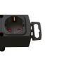 Brennenstuhl 1153100100 - 2 m - 4 AC outlet(s) - Indoor - Black - 320 mm - Black