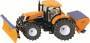 SIKU 2940 Traktor mit Räumschild und Streuer