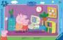 Ravensburger 6123 Puzzle Peppa am Computer 15 Teile