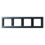 Berker 13837006 - Anthracite - Thermoplastic - Matte - Screwless - Berker - 2 pc(s)