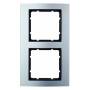 Berker RAHMEN 2-FACH ALU PROFIL (10123004         B.3)