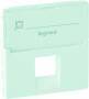 Legrand Abdeckung VLIFE RJ11/RJ45 Bf 1F ultraweiss 755470