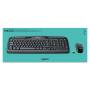 Logitech Wireless Combo MK330 - Full-size (100%) - Wireless - USB - QWERTY - Black - Mouse included