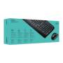 Logitech Wireless Combo MK330 - Full-size (100%) - Wireless - USB - QWERTY - Black - Mouse included