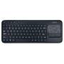 Logitech K400 Plus Tv - Mini - Wireless - RF Wireless - QWERTY - Black