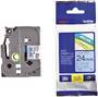 Schriftbandkassette Brother 24mm blau/schwarz   TZE551 (TZE551)