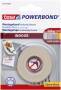 Tesa Powerbond INDOOR - Mounting tape - White - 1.5 m - Indoor - Plaster,Plastic,Wood - 5 kg/cm