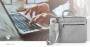 Nedis Notebook Tasche (NBBG17150BK) für 17-18" Notebooks Nedis Sortiment NBBG17150GY Tragetasche grau