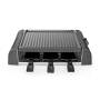 Nedis RACLETTE GRILL 6PFÄNN.   ECKIG (FCRA220FBK6       SW)